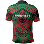 Aotearoa Iwi Ngati Hine Personalised Polo Shirt Maori Kowhaiwhai Pattern