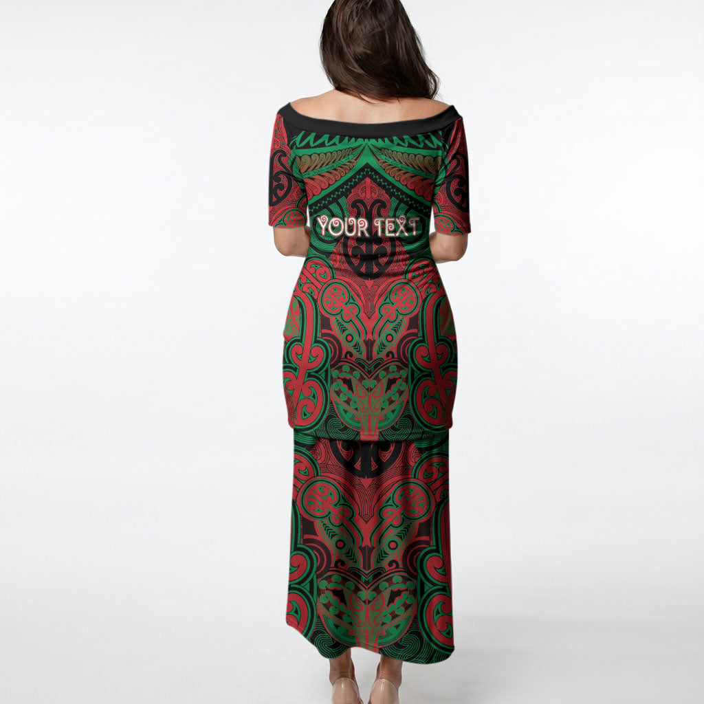 Aotearoa Iwi Ngati Hine Personalised Puletasi Maori Kowhaiwhai Pattern