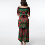 Aotearoa Iwi Ngati Hine Personalised Puletasi Maori Kowhaiwhai Pattern