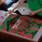 Aotearoa Iwi Ngati Hine Puzzle Maori Kowhaiwhai Pattern