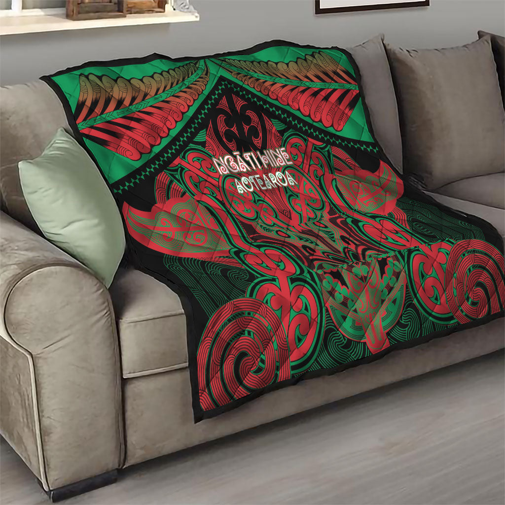 Aotearoa Iwi Ngati Hine Quilt Maori Kowhaiwhai Pattern