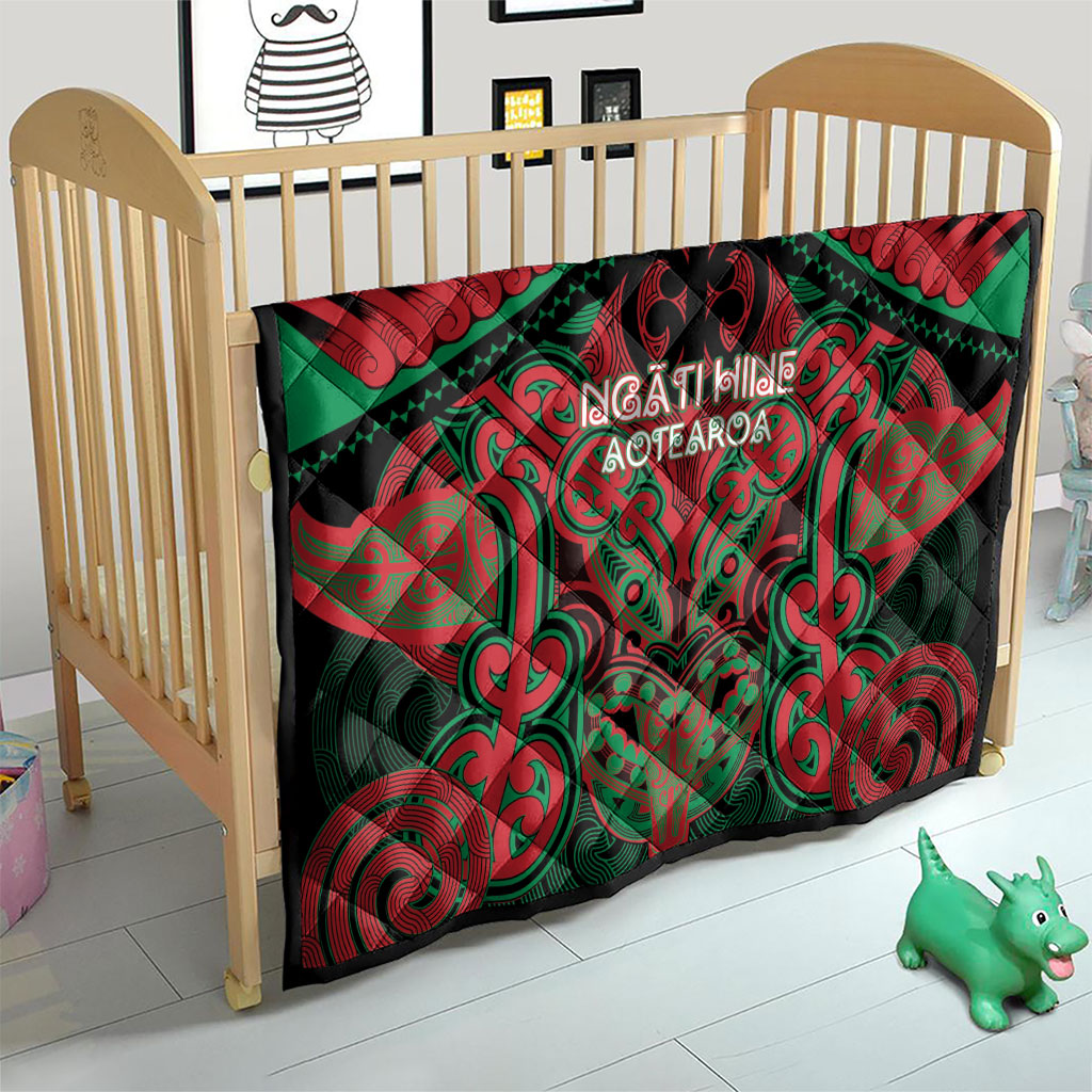 Aotearoa Iwi Ngati Hine Quilt Maori Kowhaiwhai Pattern