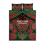 Aotearoa Iwi Ngati Hine Quilt Bed Set Maori Kowhaiwhai Pattern