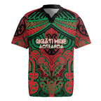 Aotearoa Iwi Ngati Hine Personalised Rugby Jersey Maori Kowhaiwhai Pattern