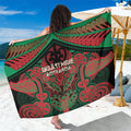 Aotearoa Iwi Ngati Hine Sarong Maori Kowhaiwhai Pattern