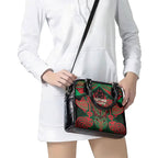 Aotearoa Iwi Ngati Hine Shoulder Handbag Maori Kowhaiwhai Pattern