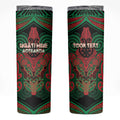 Aotearoa Iwi Ngati Hine Personalised Skinny Tumbler Maori Kowhaiwhai Pattern