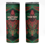 Aotearoa Iwi Ngati Hine Personalised Skinny Tumbler Maori Kowhaiwhai Pattern