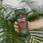 Aotearoa Iwi Ngati Hine Personalised Skinny Tumbler Maori Kowhaiwhai Pattern