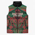 Aotearoa Iwi Ngati Hine Personalised Sleeveless Puffer Jacket Maori Kowhaiwhai Pattern