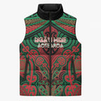 Aotearoa Iwi Ngati Hine Personalised Sleeveless Puffer Jacket Maori Kowhaiwhai Pattern