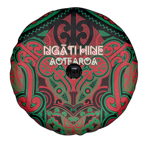Aotearoa Iwi Ngati Hine Spare Tire Cover Maori Kowhaiwhai Pattern