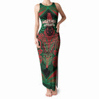 Aotearoa Iwi Ngati Hine Personalised Tank Maxi Dress Maori Kowhaiwhai Pattern