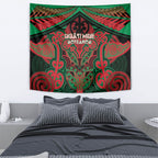 Aotearoa Iwi Ngati Hine Tapestry Maori Kowhaiwhai Pattern