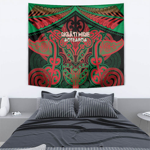 Aotearoa Iwi Ngati Hine Tapestry Maori Kowhaiwhai Pattern