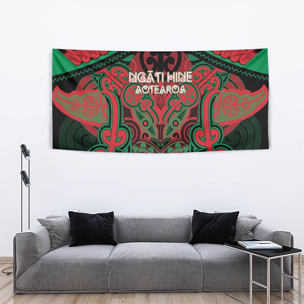 Aotearoa Iwi Ngati Hine Tapestry Maori Kowhaiwhai Pattern