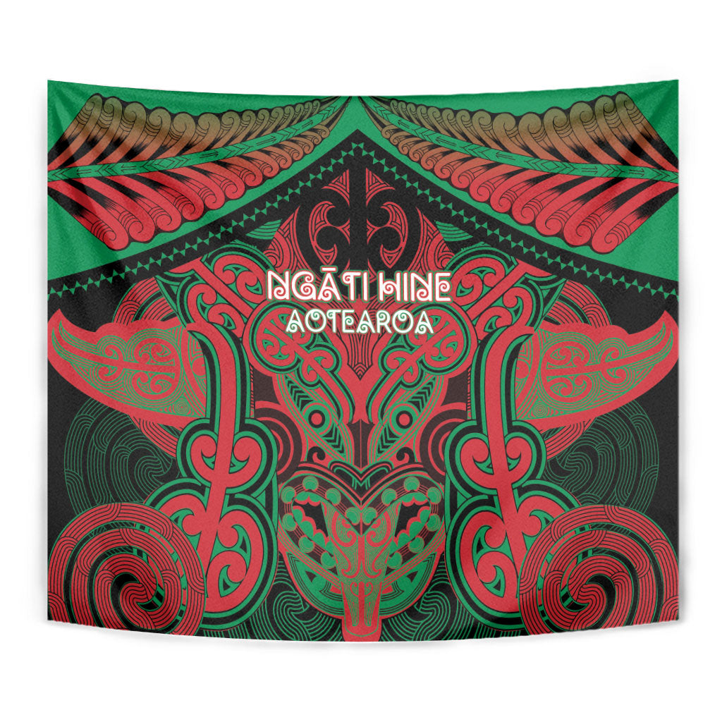 Aotearoa Iwi Ngati Hine Tapestry Maori Kowhaiwhai Pattern