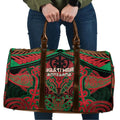 Aotearoa Iwi Ngati Hine Travel Bag Maori Kowhaiwhai Pattern