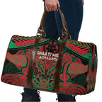 Aotearoa Iwi Ngati Hine Travel Bag Maori Kowhaiwhai Pattern