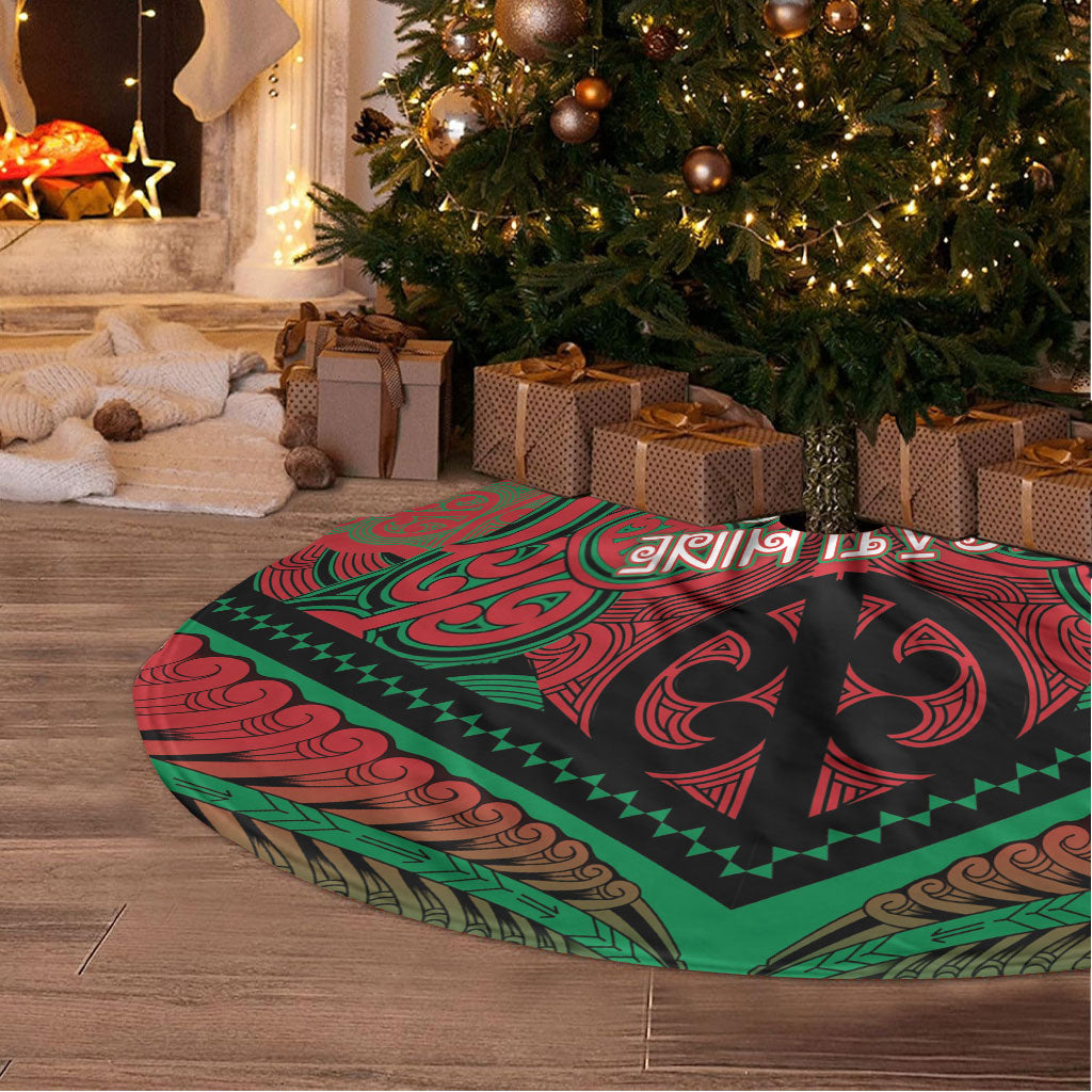 Aotearoa Iwi Ngati Hine Tree Skirt Maori Kowhaiwhai Pattern