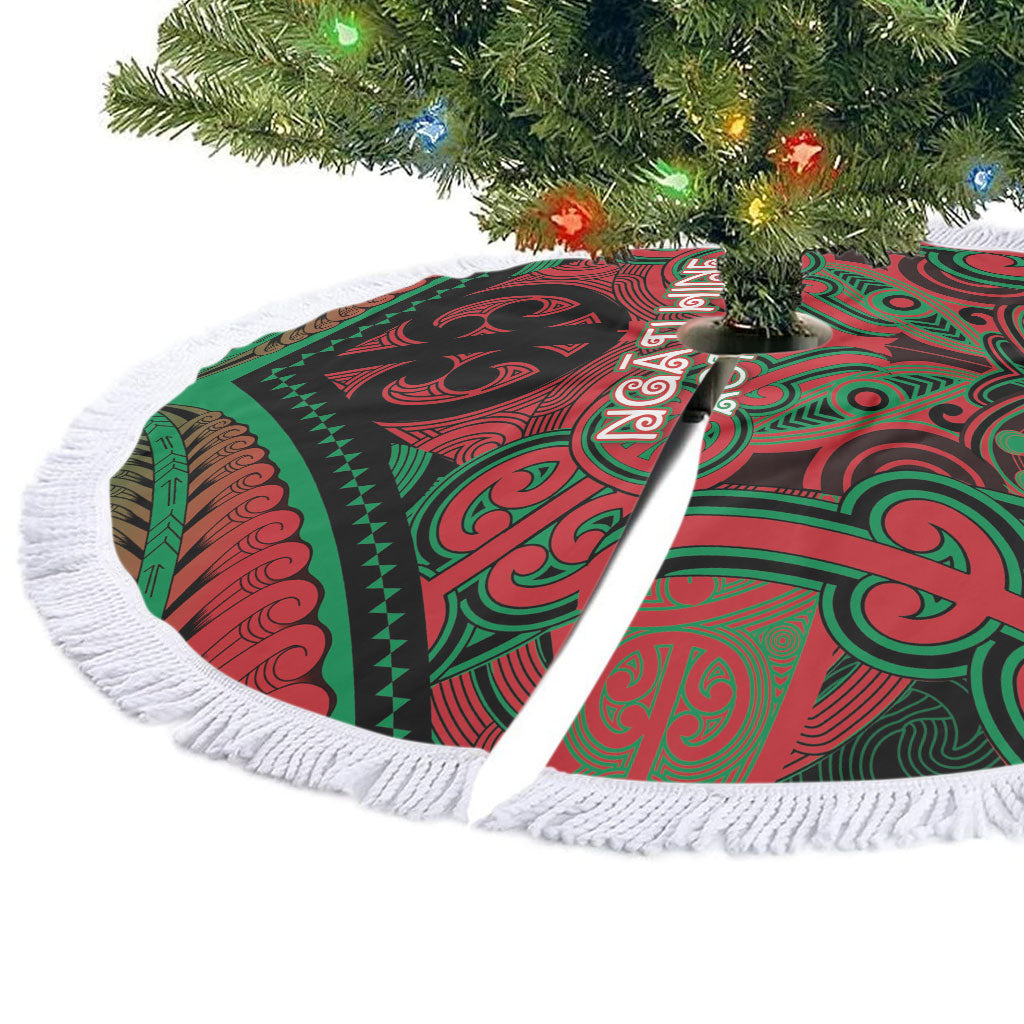 Aotearoa Iwi Ngati Hine Tree Skirt Maori Kowhaiwhai Pattern