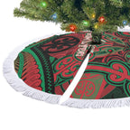 Aotearoa Iwi Ngati Hine Tree Skirt Maori Kowhaiwhai Pattern