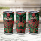Aotearoa Iwi Ngati Hine Personalised Tumbler Cup Maori Kowhaiwhai Pattern