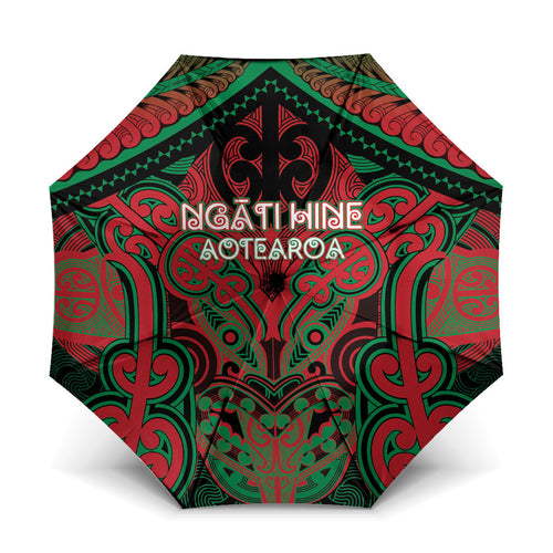 Aotearoa Iwi Ngati Hine Umbrella Maori Kowhaiwhai Pattern