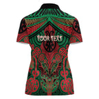 Aotearoa Iwi Ngati Hine Personalised Women Polo Shirt Maori Kowhaiwhai Pattern