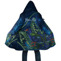 New Zealand Takahe Personalised Cloak Silver Fern Galaxy Polynesian Pattern