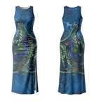 New Zealand Takahe Personalised Couples Matching Tank Maxi Dress and Hawaiian Shirt Silver Fern Galaxy Polynesian Pattern LT22