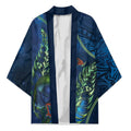 New Zealand Takahe Personalised Kimono Silver Fern Galaxy Polynesian Pattern