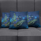 New Zealand Takahe Personalised Pillow Cover Silver Fern Galaxy Polynesian Pattern
