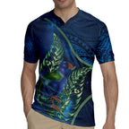 New Zealand Takahe Personalised Rugby Jersey Silver Fern Galaxy Polynesian Pattern
