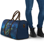 New Zealand Takahe Personalised Travel Bag Silver Fern Galaxy Polynesian Pattern