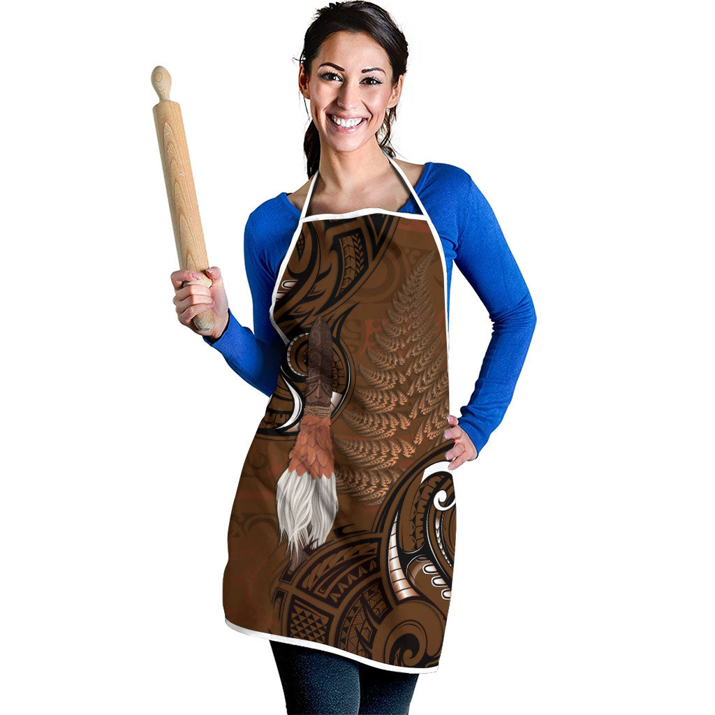New Zealand Taiaha Apron Maori Weapon Silver Fern Maori Pattern