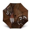 New Zealand Taiaha Umbrella Maori Weapon Silver Fern Maori Pattern