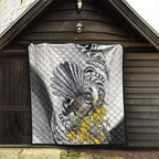 New Zealand Fantail Bird Quilt Maori Piwakawaka Kowhai Maori Pattern