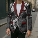 New Zealand Weka Personalised Blazer Aotearoa Hen Silver Fern Maori Pattern