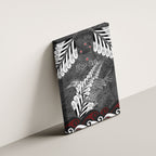 New Zealand Weka Personalised Canvas Wall Art Aotearoa Hen Silver Fern Maori Pattern