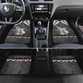 New Zealand Weka Personalised Car Mats Aotearoa Hen Silver Fern Maori Pattern