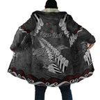 New Zealand Weka Personalised Cloak Aotearoa Hen Silver Fern Maori Pattern