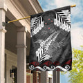 New Zealand Weka Personalised Garden Flag Aotearoa Hen Silver Fern Maori Pattern