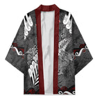New Zealand Weka Personalised Kimono Aotearoa Hen Silver Fern Maori Pattern