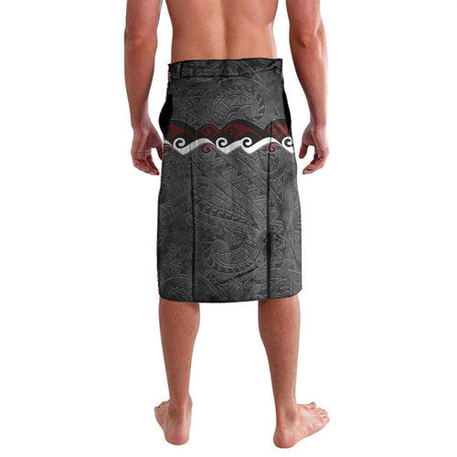 New Zealand Weka Personalised Lavalava Aotearoa Hen Silver Fern Maori Pattern
