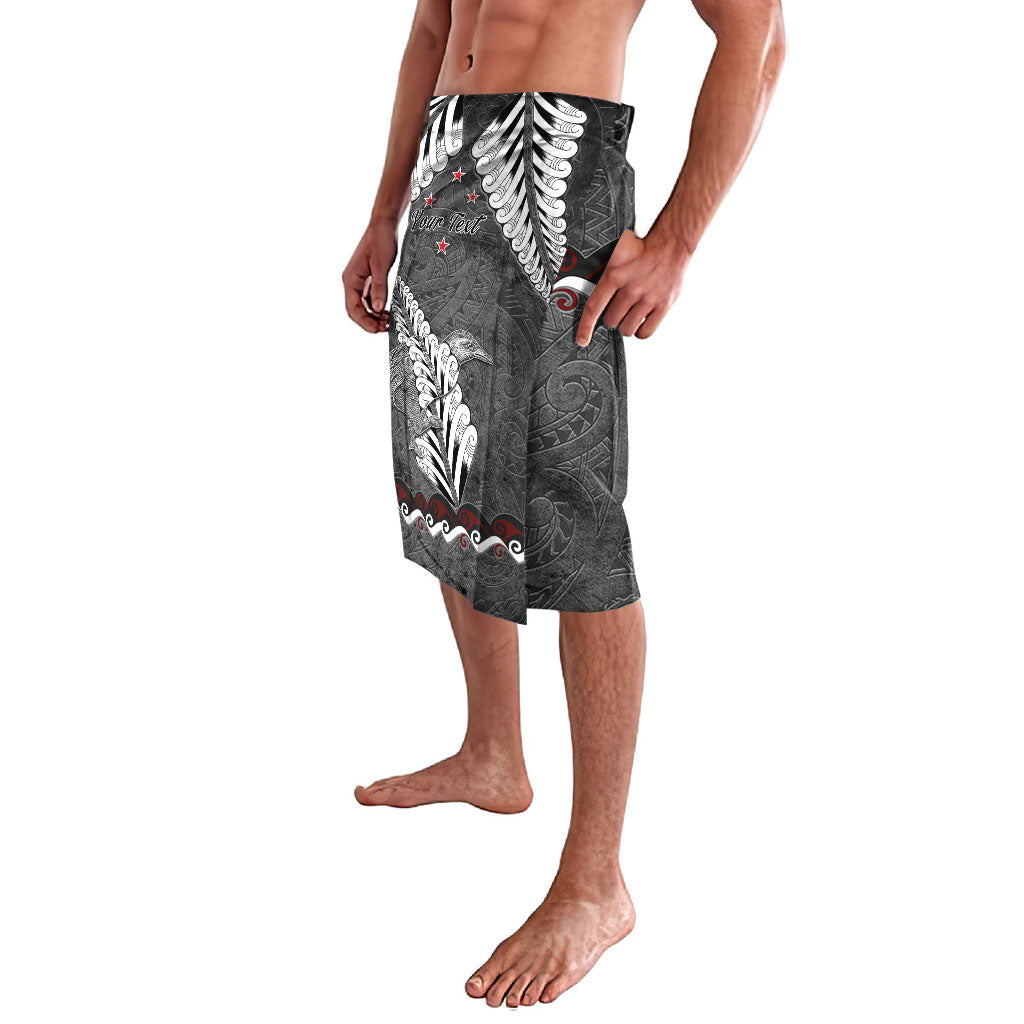New Zealand Weka Personalised Lavalava Aotearoa Hen Silver Fern Maori Pattern