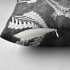New Zealand Weka Personalised Pillow Cover Aotearoa Hen Silver Fern Maori Pattern