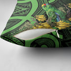New Zealand Parakeet Bird Pillow Cover Maori Kakariki Kowhai Maori Pattern