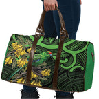New Zealand Parakeet Bird Travel Bag Maori Kakariki Kowhai Maori Pattern