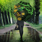 New Zealand Parakeet Bird Umbrella Maori Kakariki Kowhai Maori Pattern